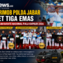 Satbrimob Polda Jabar Sabet Tiga Emas di Kejuaraan Karate Nasional Piala Kapolri 2026