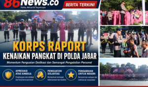 Korps Raport Kenaikan Pangkat di Polda Jabar : Momentum Penguatan Dedikasi dan Semangat Pengabdian Personel
