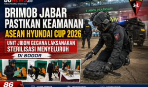 Brimob Jabar Pastikan Keamanan ASEAN Hyundai Cup 2026, Unit Jibom Gegana Laksanakan Sterilisasi Menyeluruh di Bogor