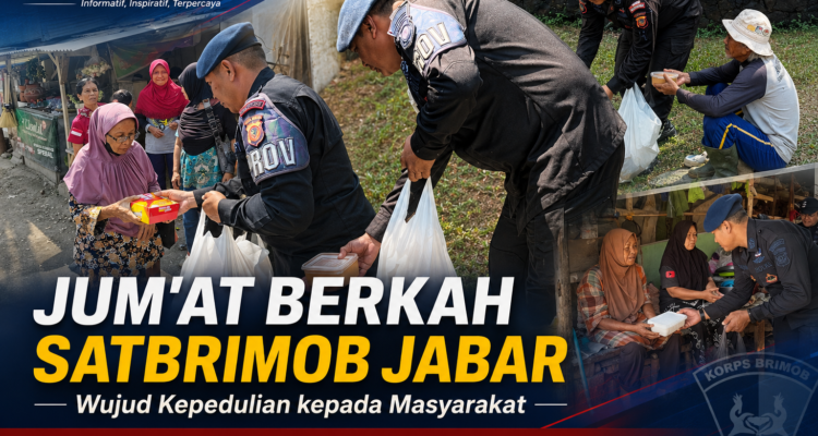 Jum'at Berkah Satbrimob Jabar : Wujud Kepedulian kepada Masyarakat