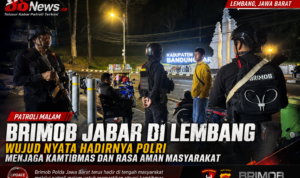 Patroli Malam Brimob Jabar di Lembang, Wujud Nyata Hadirnya Polri Menjaga Kamtibmas & Rasa Aman Masyarakat