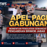 Apel Pagi Gabungan : Momentum Penguatan Semangat Pengabdian Brimob Jabar